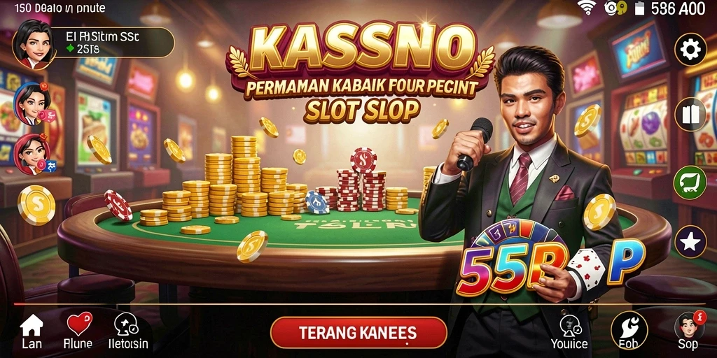 Screenshot 55RP menunjukkan gameplay menarik dari slot Kasino.
