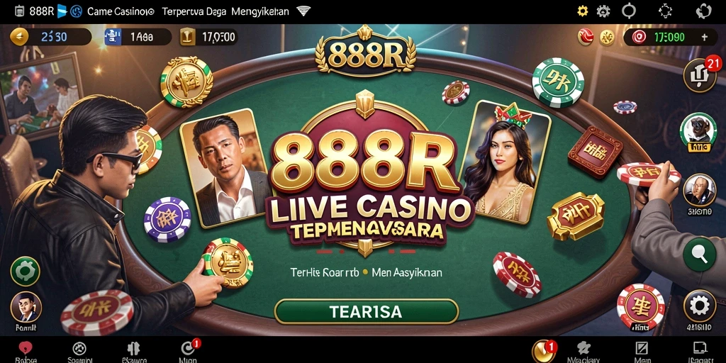 Tampilan gameplay langsung di 888R yang menggembirakan.