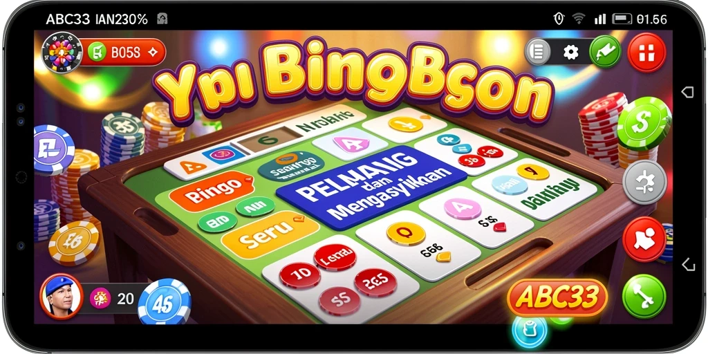Tampilan gameplay ABC33 yang seru dan penuh variasi bingo.