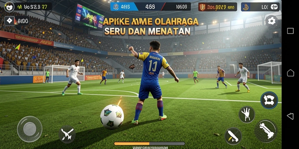 Tampilan gameplay seru di API66 dengan aksi olahraga nyata.