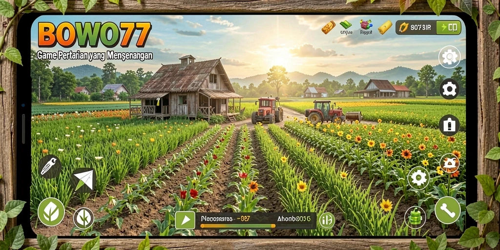 Gameplay menarik dalam BOWO77 dengan berbagai aktivitas pertanian.
