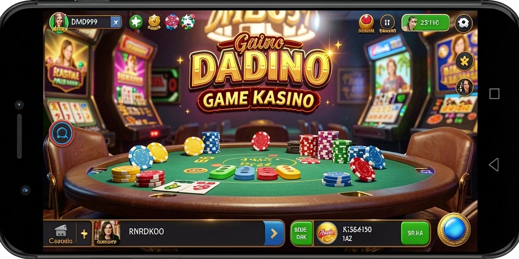 Tampilan gameplay DMD999 yang seru dan menantang di dunia kasino.