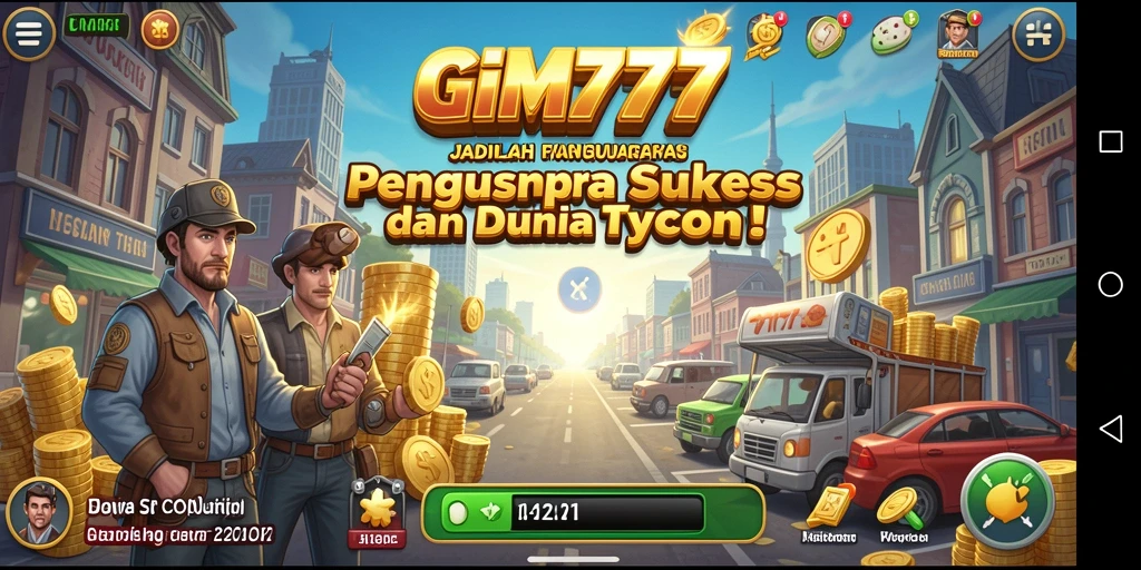 Tampilan gameplay GIM777 yang penuh warna dan dinamis.