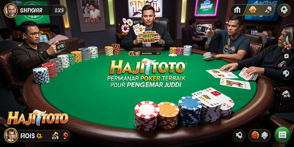Gameplay Poker menarik di HAJITOTO dengan grafis yang memukau.