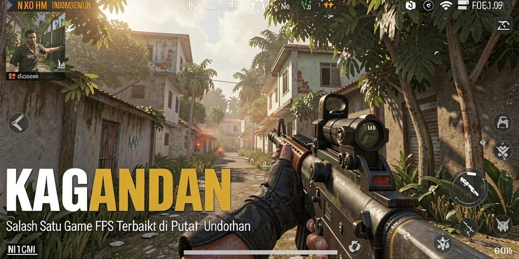 Tampilan aksi mendebarkan dari gameplay KAGANDAN yang seru.