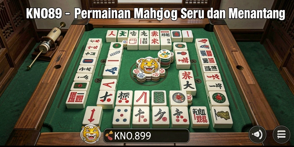 Tampilan gameplay KNO89 yang menggugah selera pemain Mahjong.