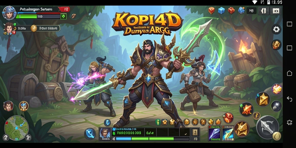 Screenshot gameplay KOPI4D dengan grafis menakjubkan.