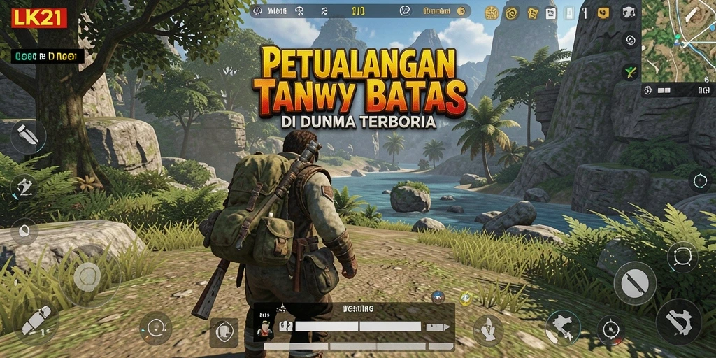 Screenshot menampilkan pengalaman mendalam di dunia terbuka LK21.