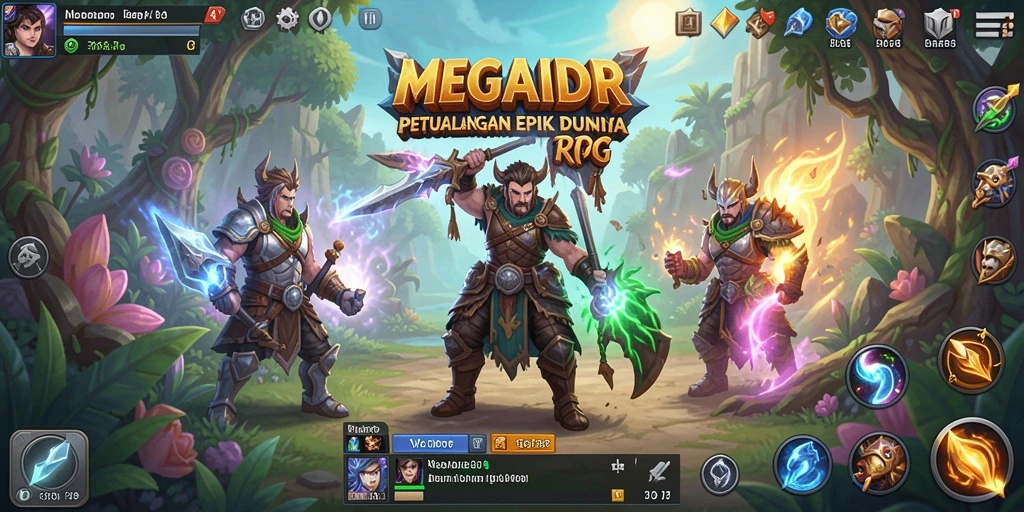 Screenshot MEGAIDR menampilkan aksi eksplorasi yang mendebarkan.