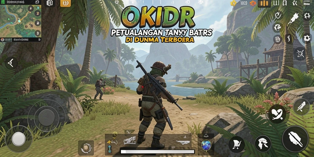 Tampilan gameplay menarik dari dunia Open World di OKIDR.