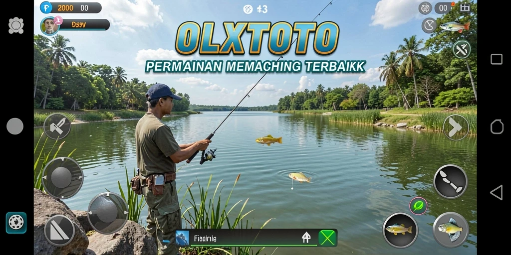 Tampilan gameplay memancing yang mendebarkan di OLXTOTO.