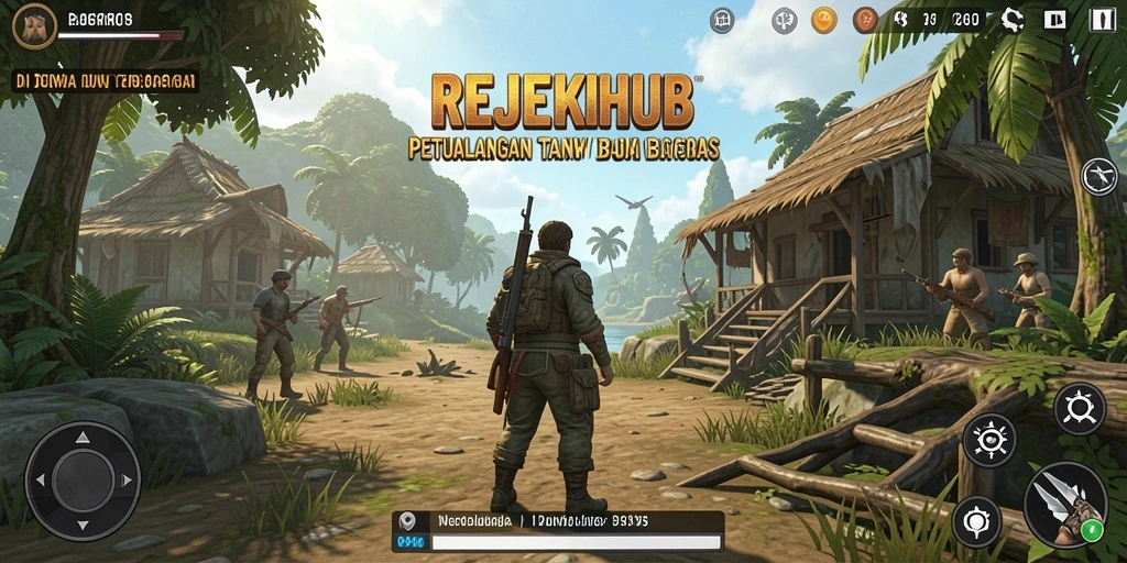 Tampilan gameplay seru dalam dunia terbuka REJEKIHUB.