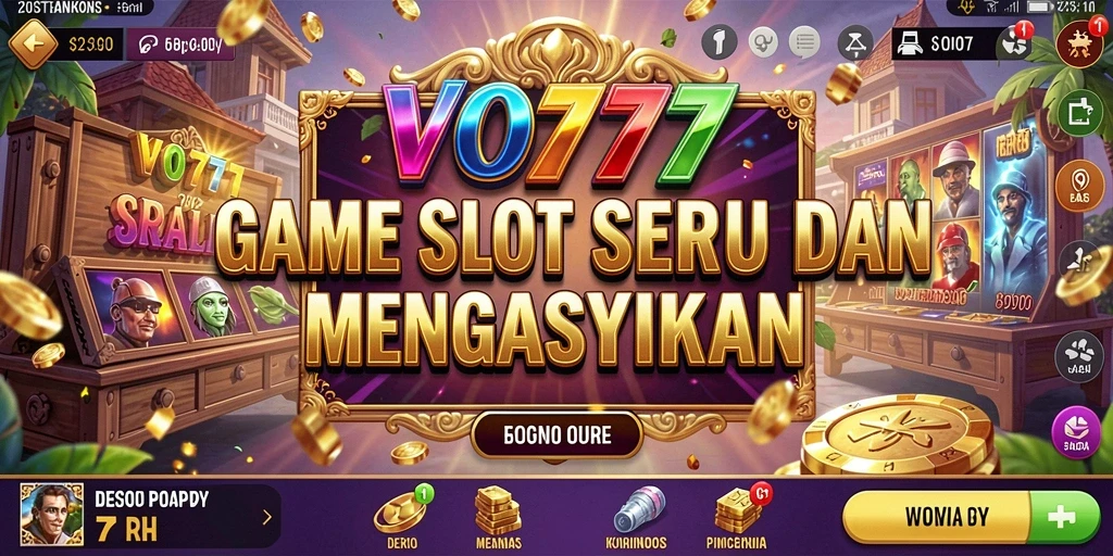 Tampilan gameplay VO777 yang seru dan penuh warna.
