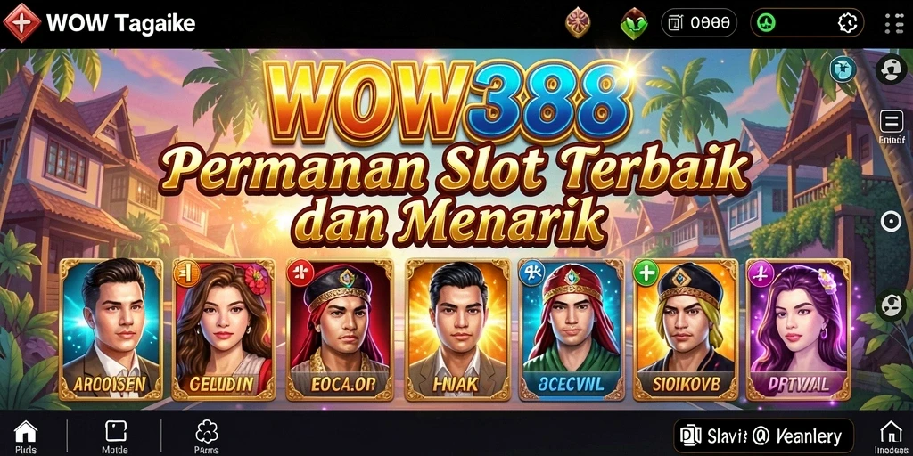 Gameplay WOW388 dengan berbagai tema menarik di slot.